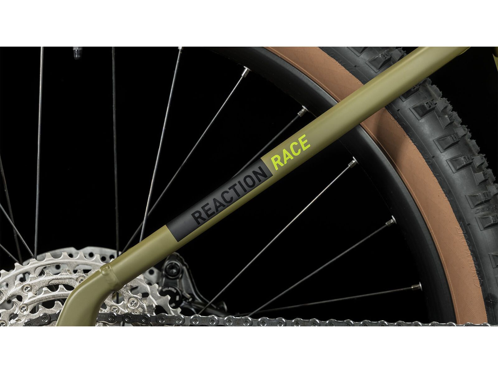 Cube Reaction Hybrid Race 750 27.5 Easy Entry, olive´n´green - Bild 6