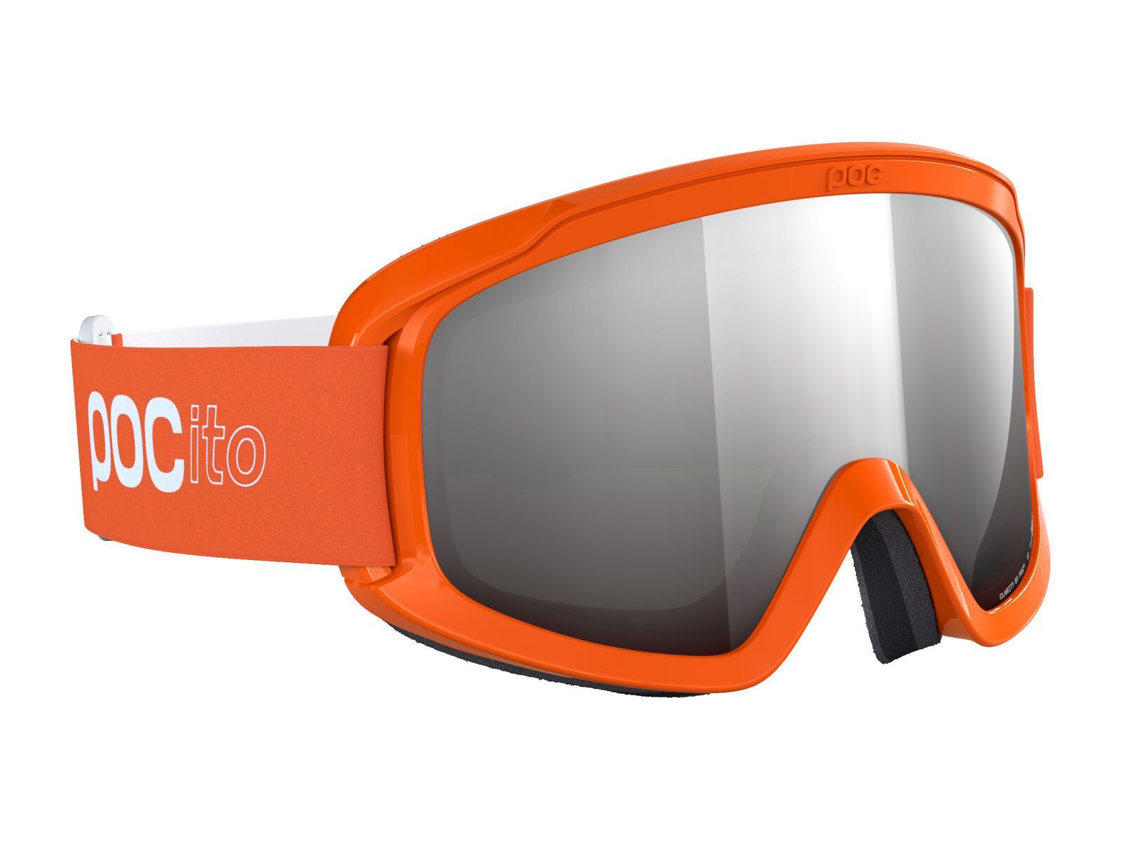POC POCito Opsin, Clarity Partly Sunny Silver / fluorescent orange - Bild 3