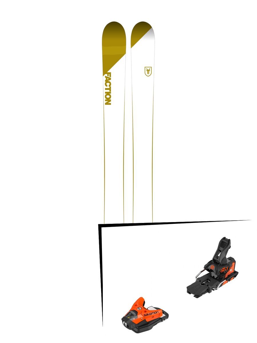 Set: Faction Candide 4.0 2018 + Salomon STH2 WTR 13 orange/black - Bild 1