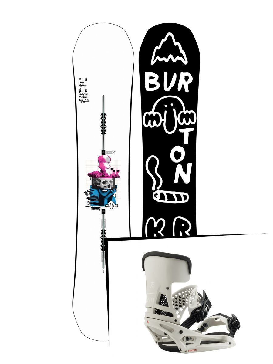 Set: Burton Kilroy Process 2019 + Burton Malavita EST vape cloud - Bild 1