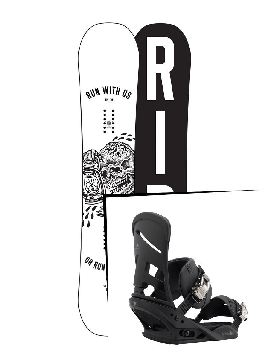 Set: Ride Burnout 2017 + Burton Mission (1712873S) - Bild 1