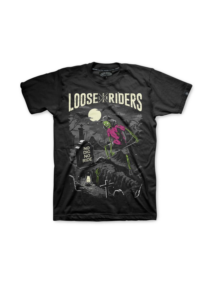 Loose Riders Lifestyle Shirt No Dig No Ride, black - Bild 1