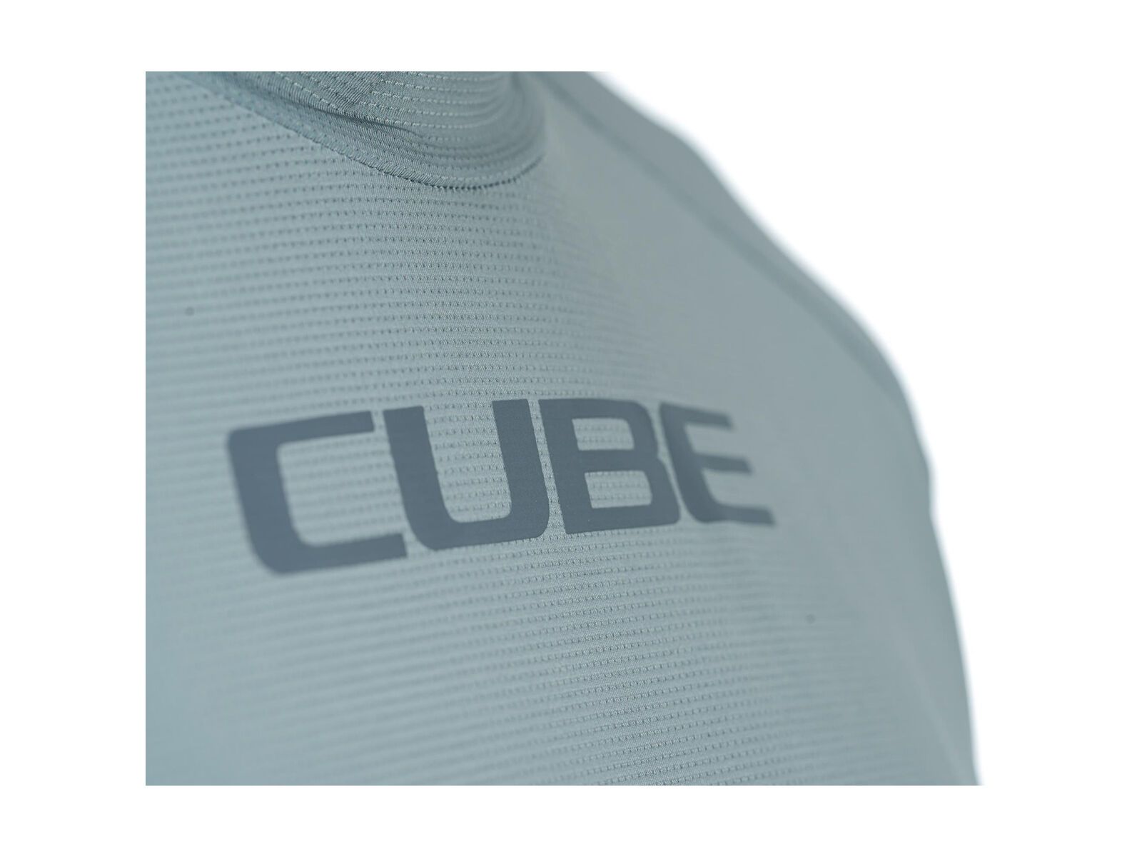 Cube ATX Rundhalstrikot kurzarm, grey - Bild 4