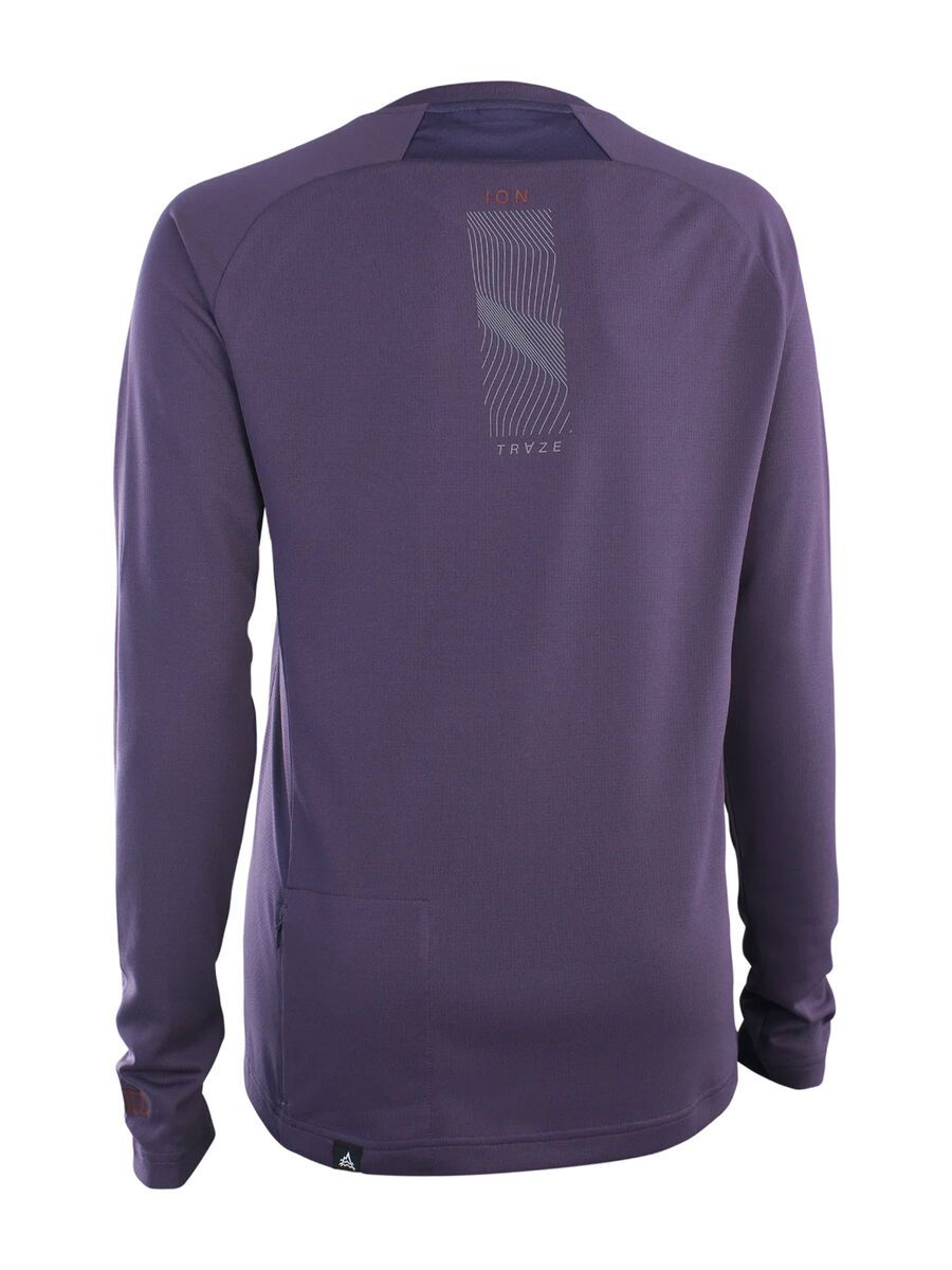 ION MTB Jersey Traze Long Sleeve Women, dark-purple - Bild 2