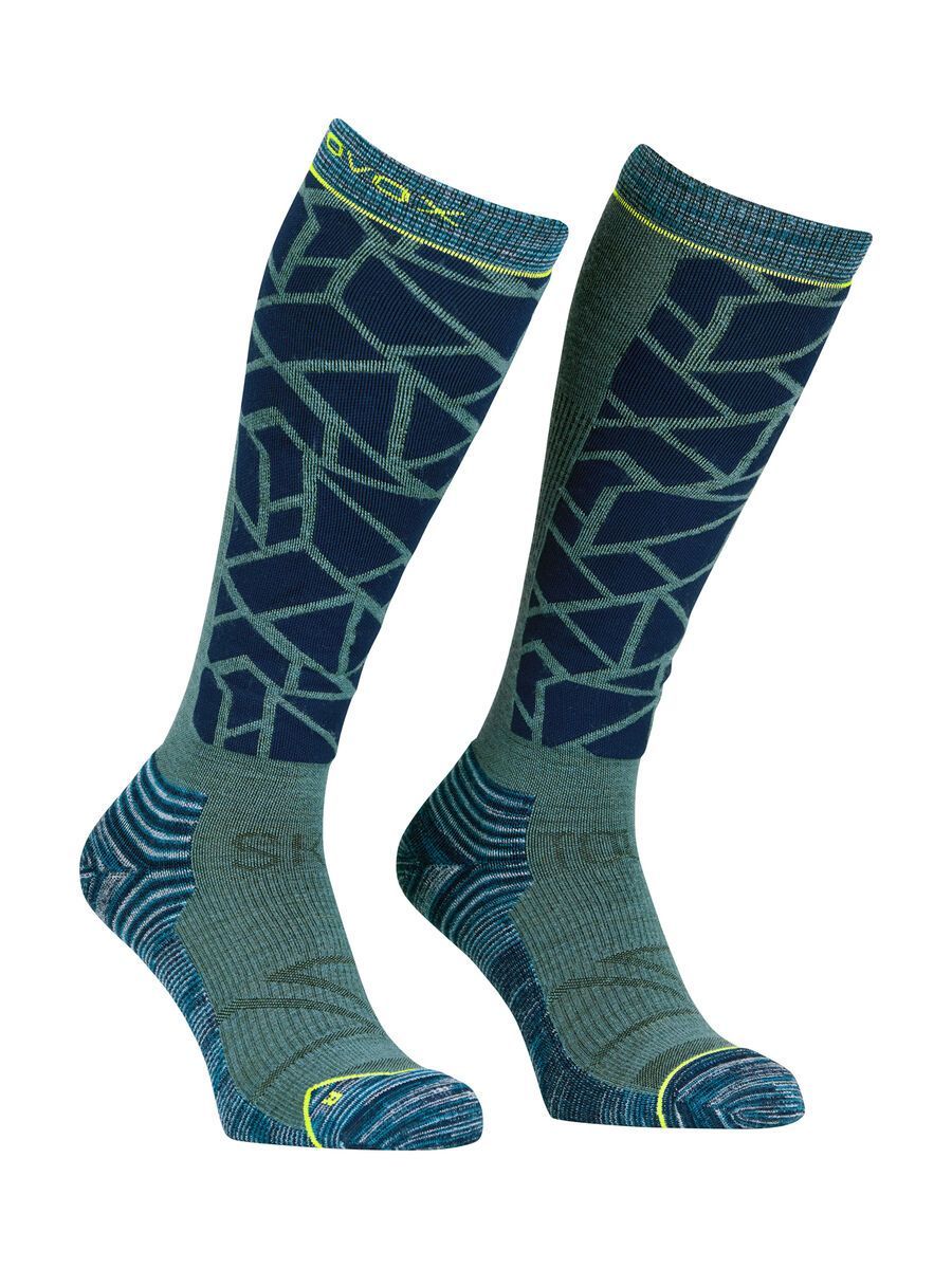 Ortovox Ski Tour Comp Long Socks M, deep ocean - Bild 1