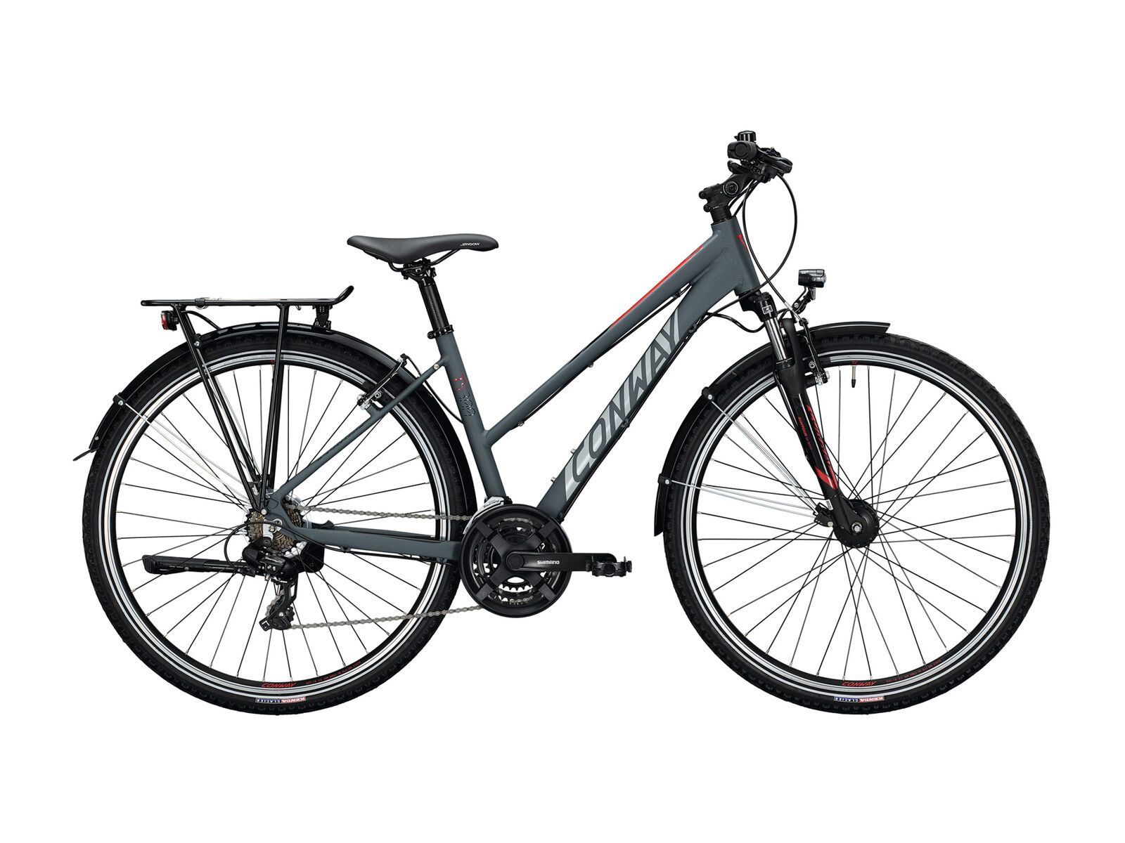 Conway TS 300 Trapez, anthracite/red - Bild 1