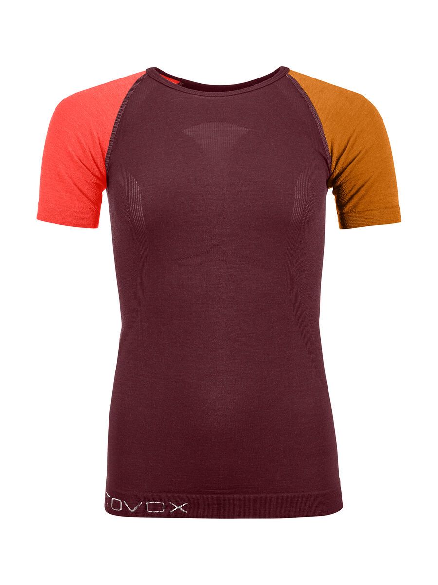 Ortovox 120 Merino Comp Light Short Sleeve W, winetasting - Bild 1