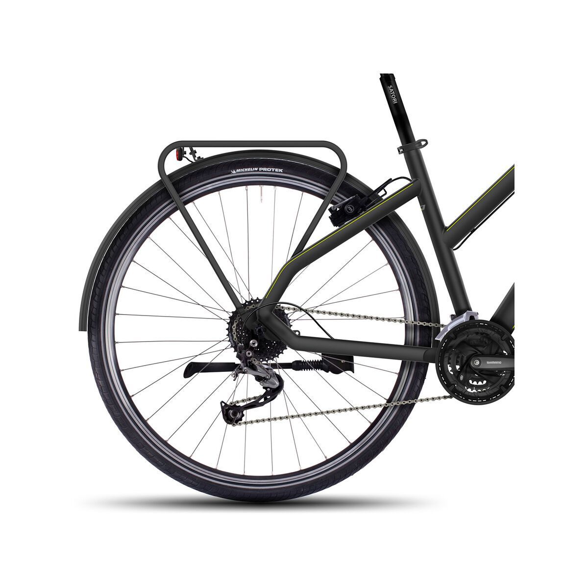 Ghost Square Trekking 3 Miss, black/limegreen - Bild 4