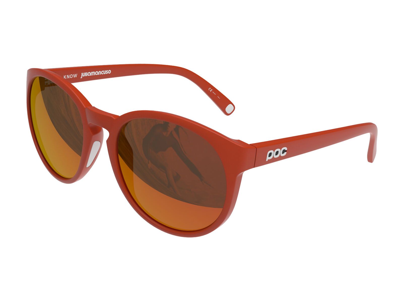 POC Know Julia Mancuso Ed., julia red/Lens: brown red mirror - Bild 1