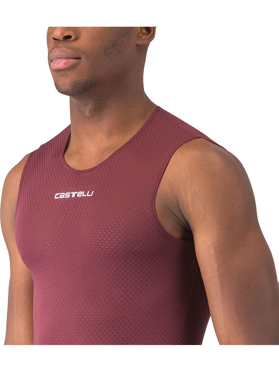 Castelli Pro Mesh 2.0 Sleeveless, deep bordeaux - Bild 3