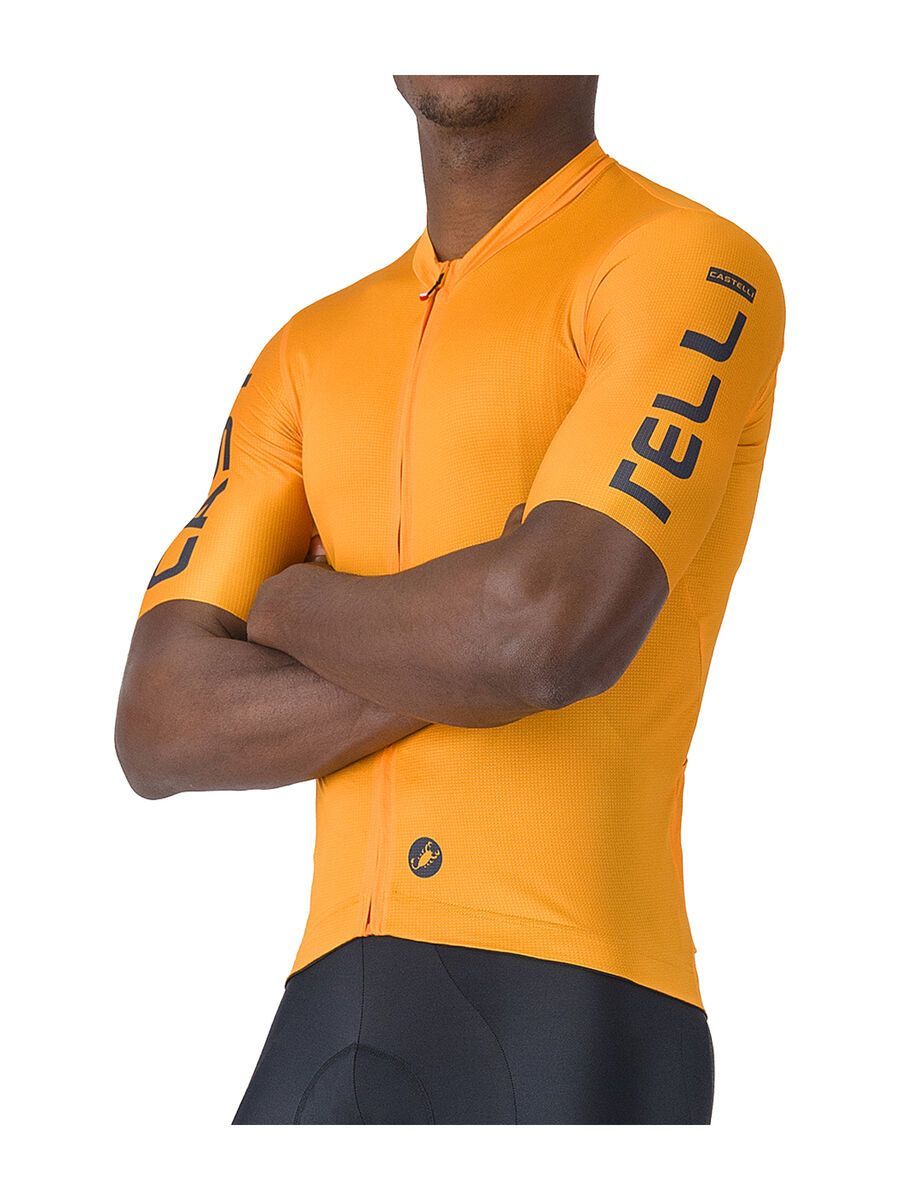 Castelli Entrata Apex Jersey, vivid orange/twilight blue - Bild 1