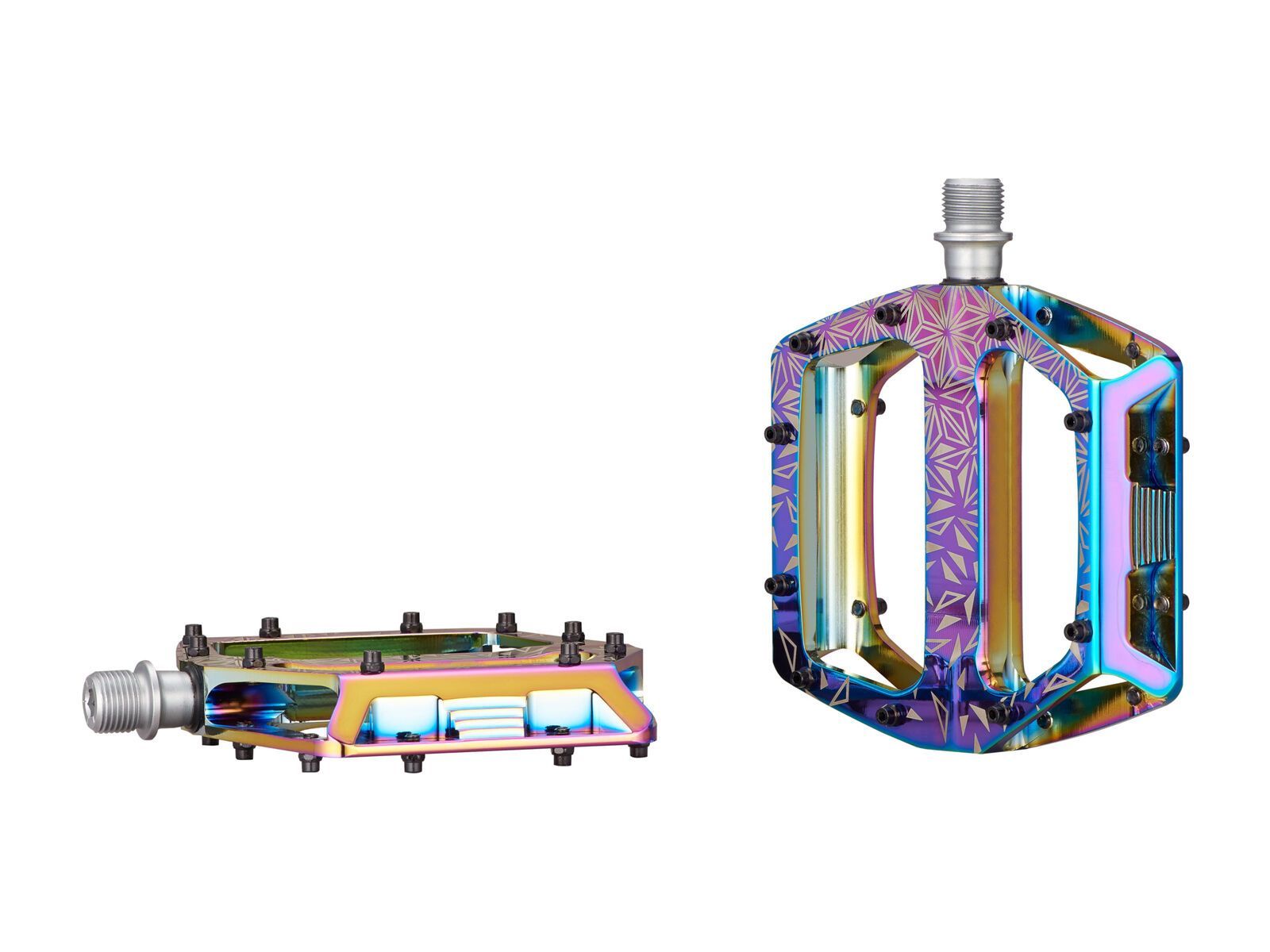 Supacaz Krypto CNC Alloy Pedal, oil slick - Bild 1