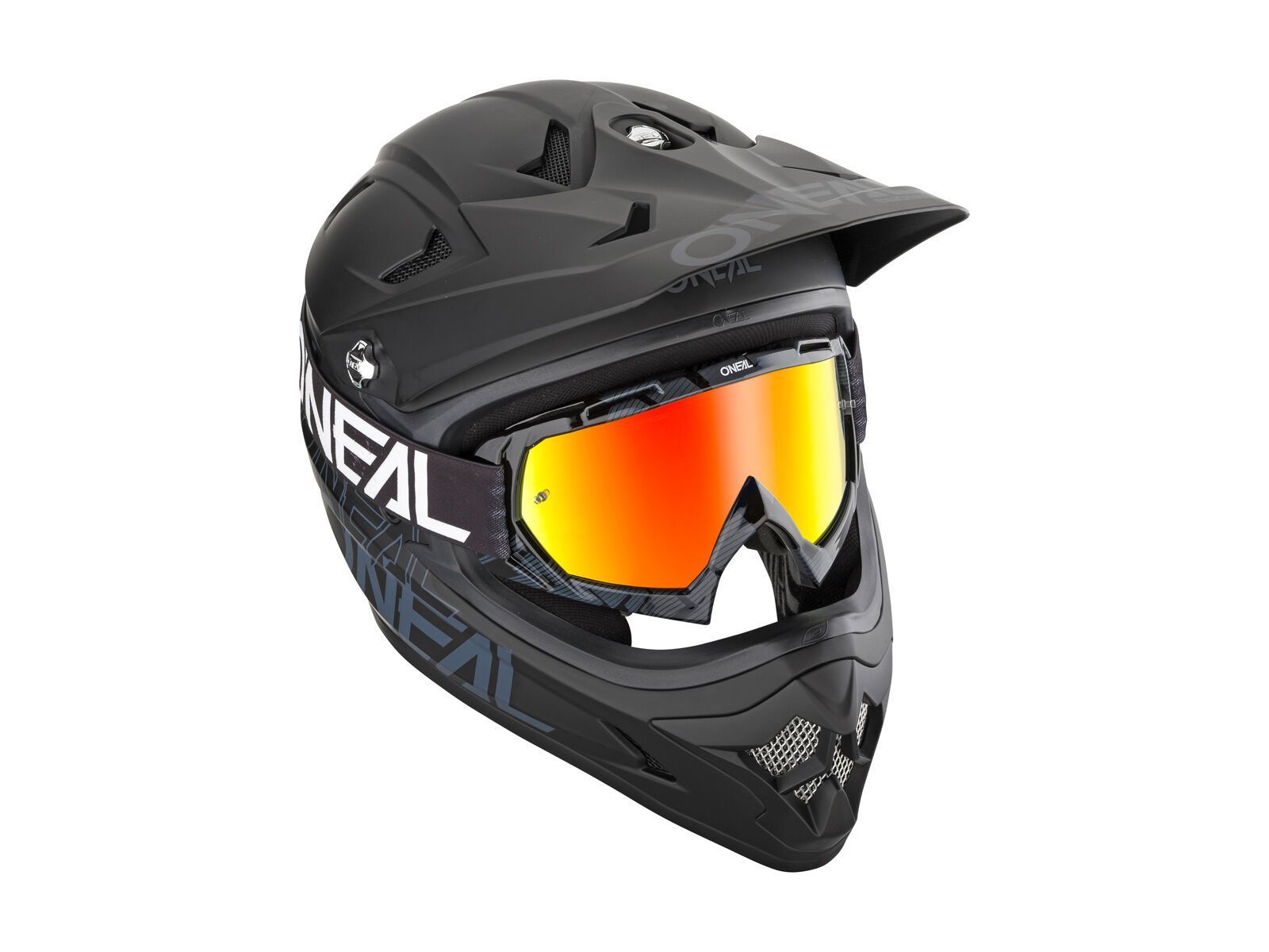 ONeal B-10 Goggle Pixel, black/white/Lens: radium red - Bild 2