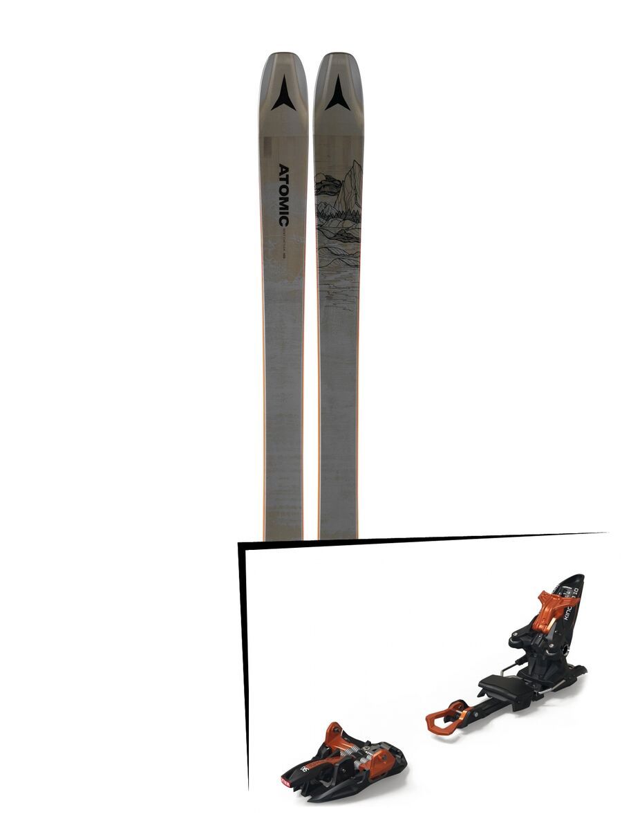 Set: Atomic Bent Chetler 100 2019 + Marker Kingpin 10 black/copper - Bild 1