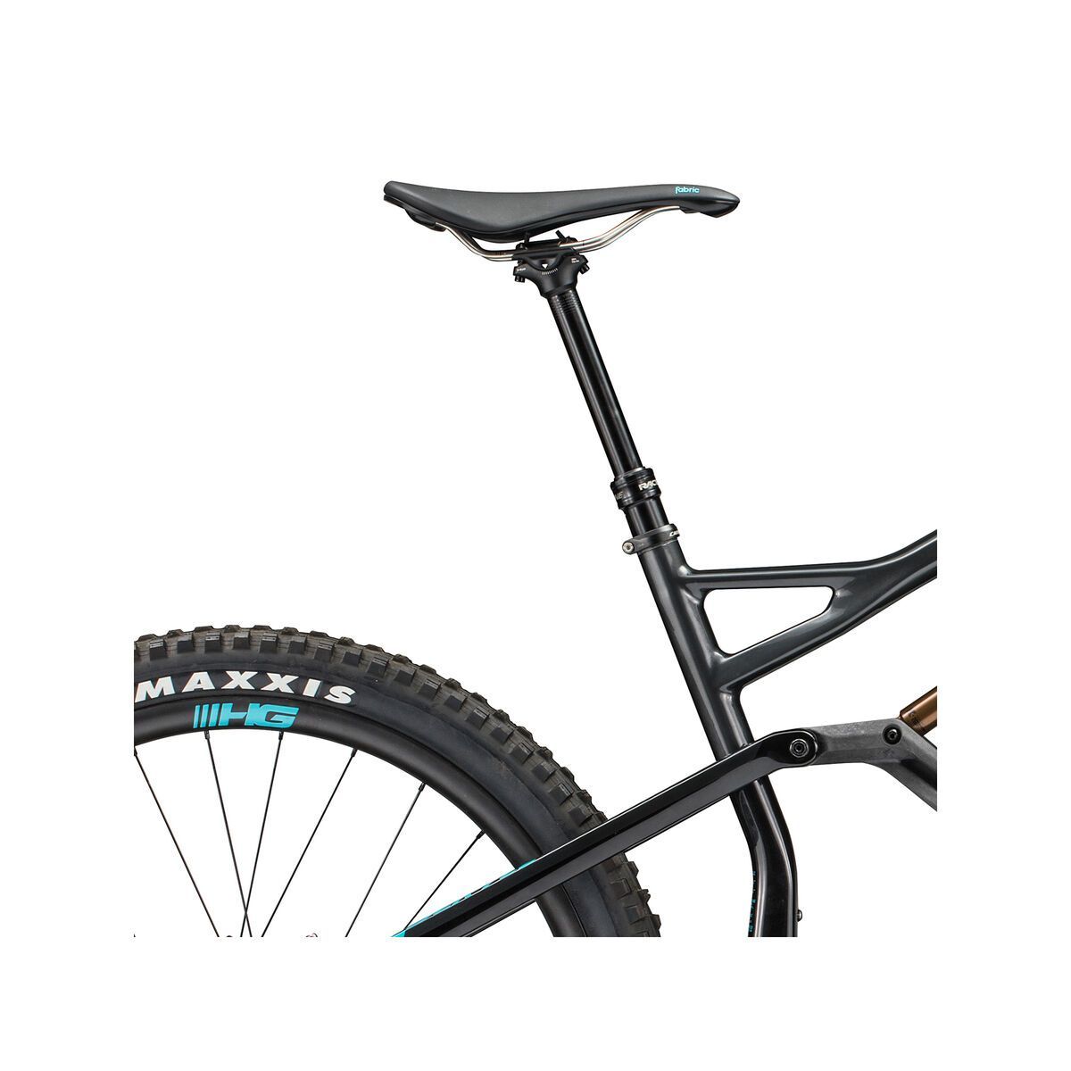 Cannondale Jekyll 1, jet black w/ nearly black and surf blue - gloss - BBQ - Bild 5