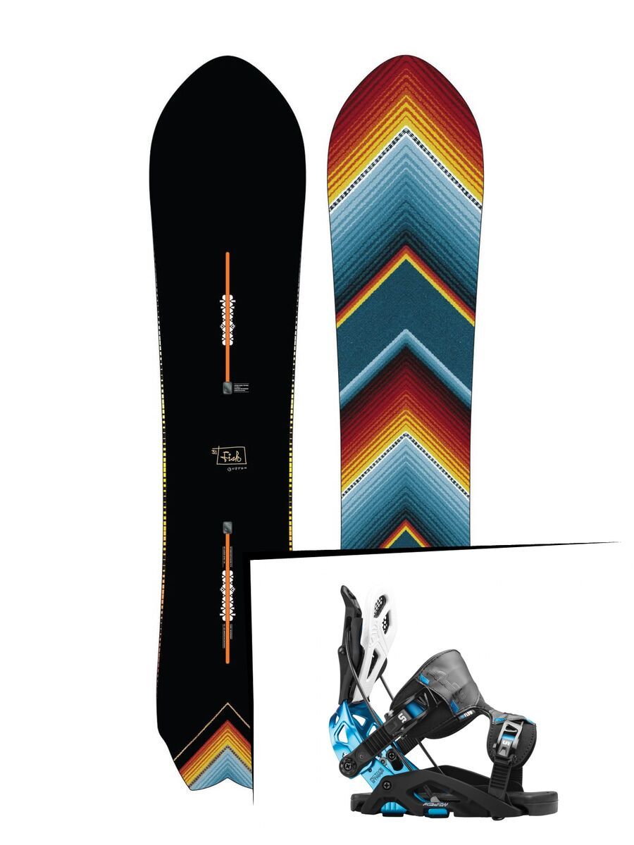 Set: Burton Fish Medium 2015 + Flow Fuse-GT (1513133S) - Bild 1