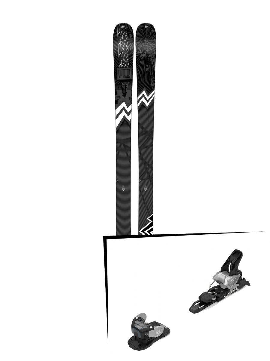 Set: K2 SKI Press 2019 + Salomon Warden MNC 11 silver/black - Bild 1