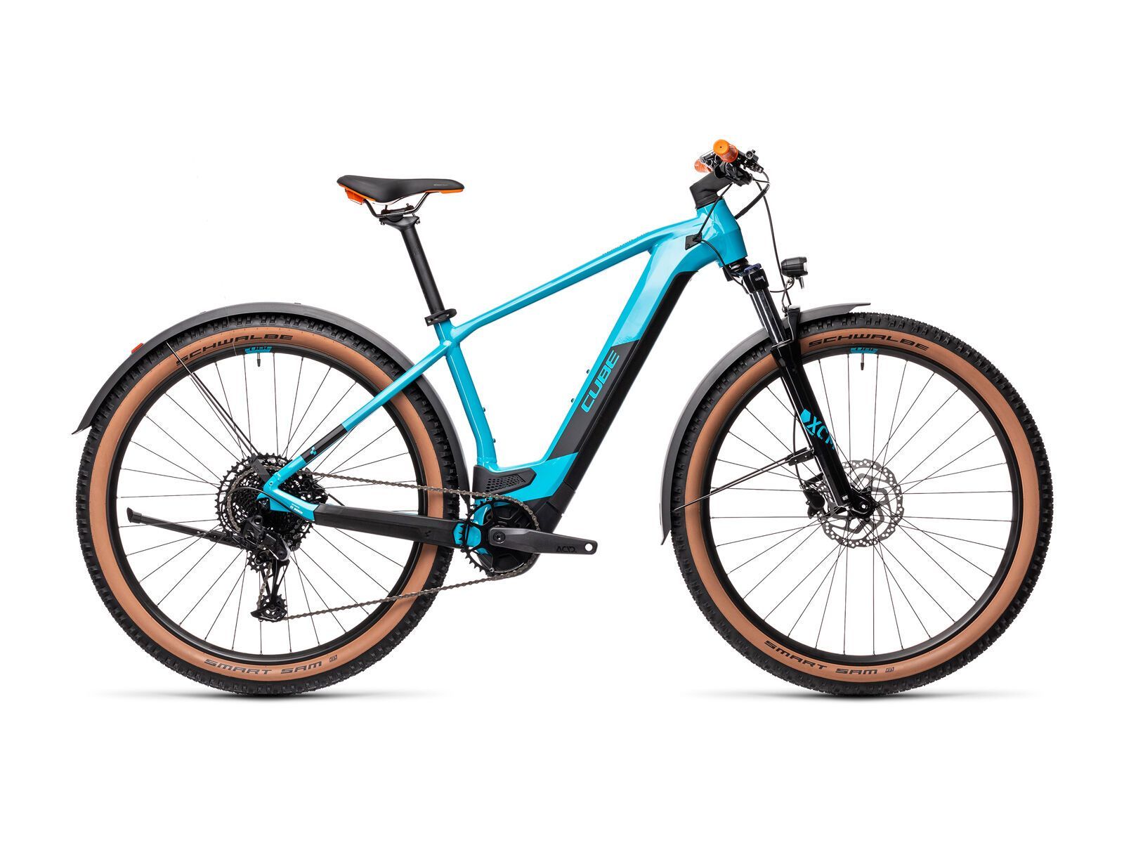 Cube Reaction Hybrid Pro Allroad 625 29, petrol´n´orange - Bild 1