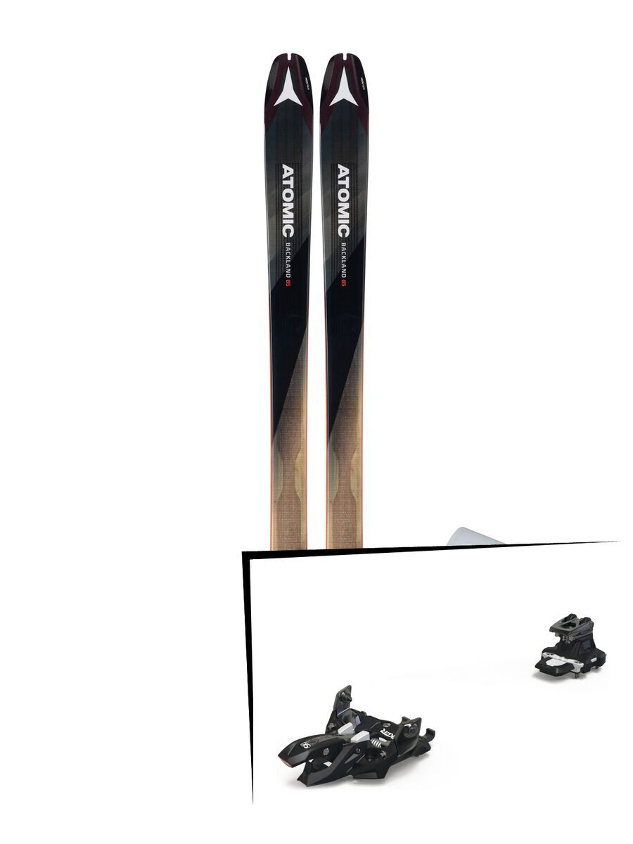 Set: Atomic Backland 85 + Hybrid Skin 85 2019 + Marker Alpinist 9 black/titanium - Bild 1