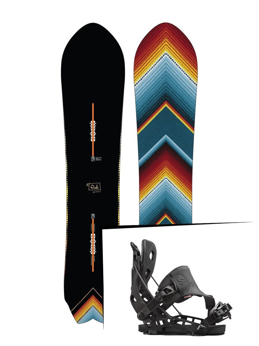 Set: Burton Fish Small 2015 + Flow NX2 Hybrid (1513124S) - Bild 1