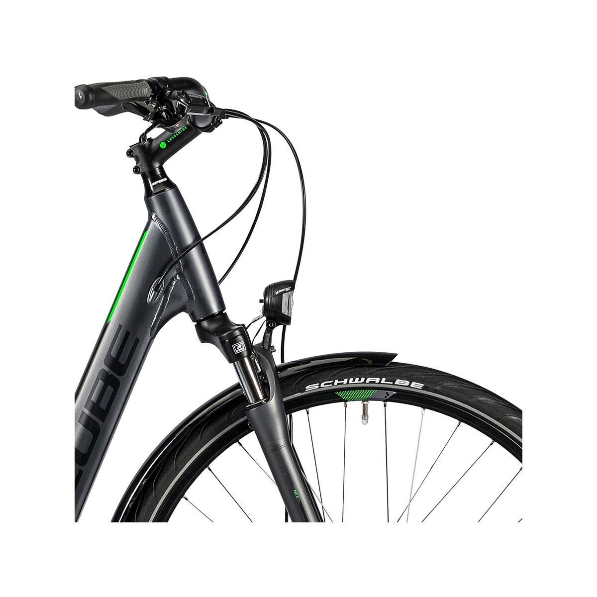 Cube Touring EXC Easy Entry, grey black flashgreen - Bild 5