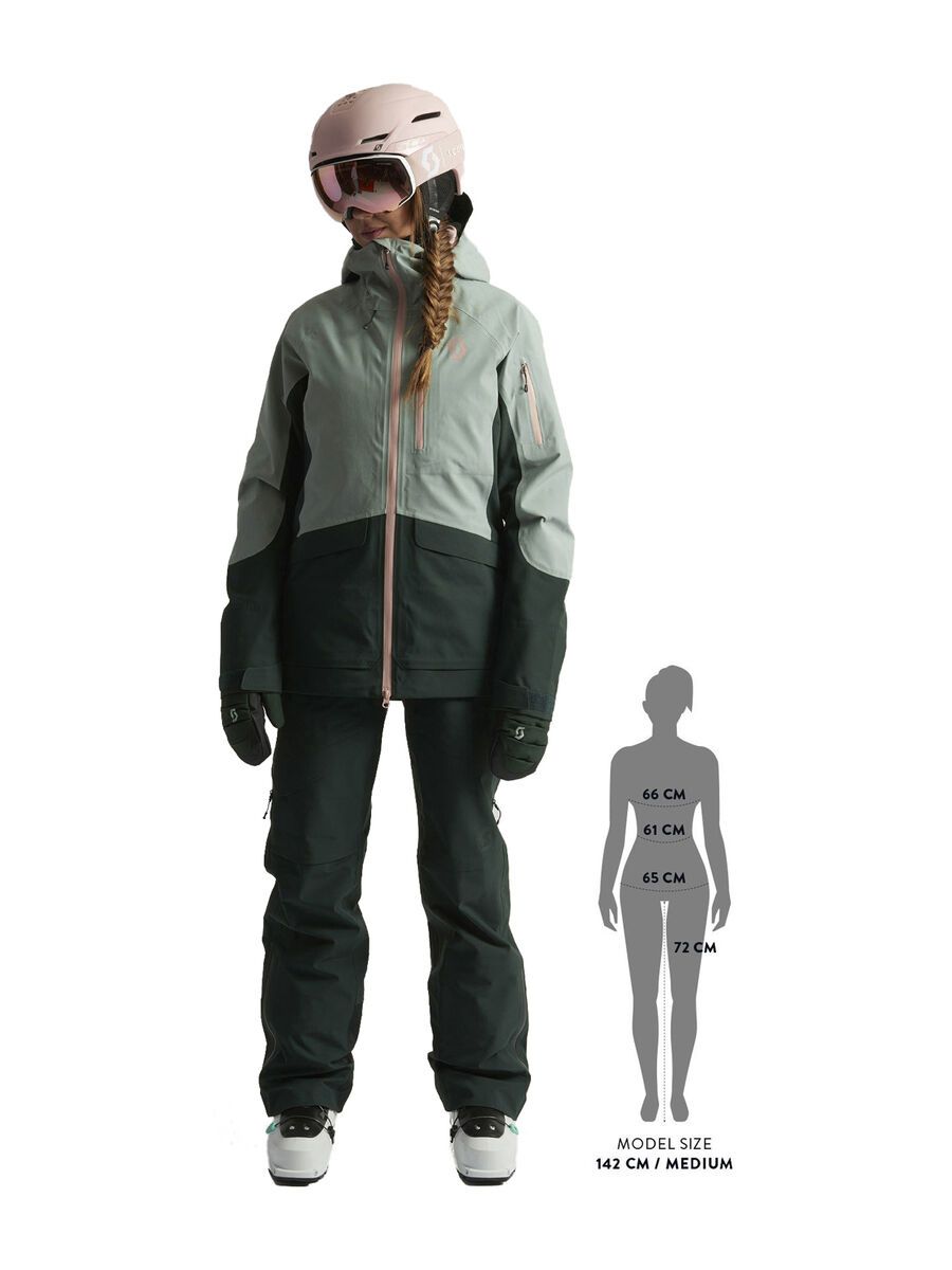 Scott Vertic 3L Women's Jacket, tree green/fog green - Bild 4
