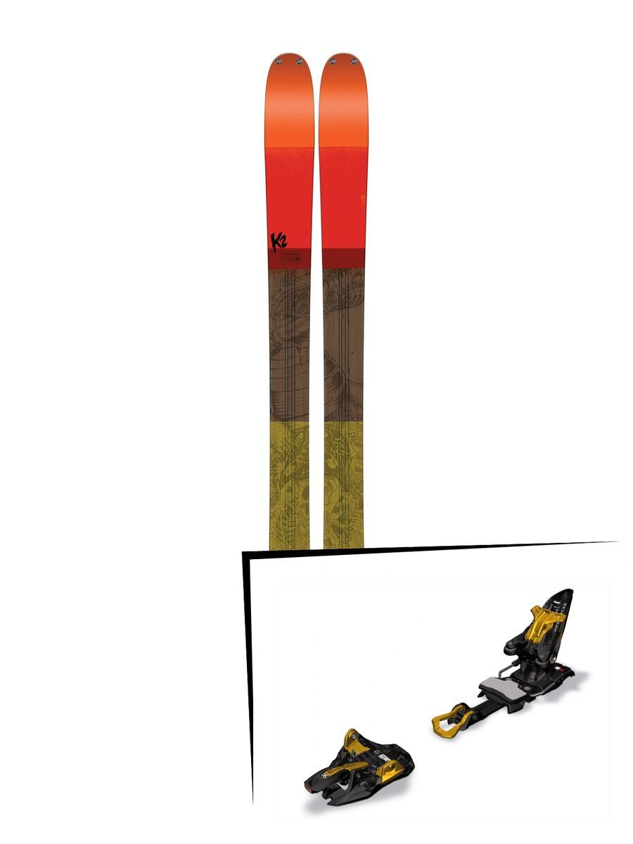 Set: K2 SKI Poacher 2017 + Marker Kingpin 13 75-100 mm, black/gold - Skiset - Bild 1