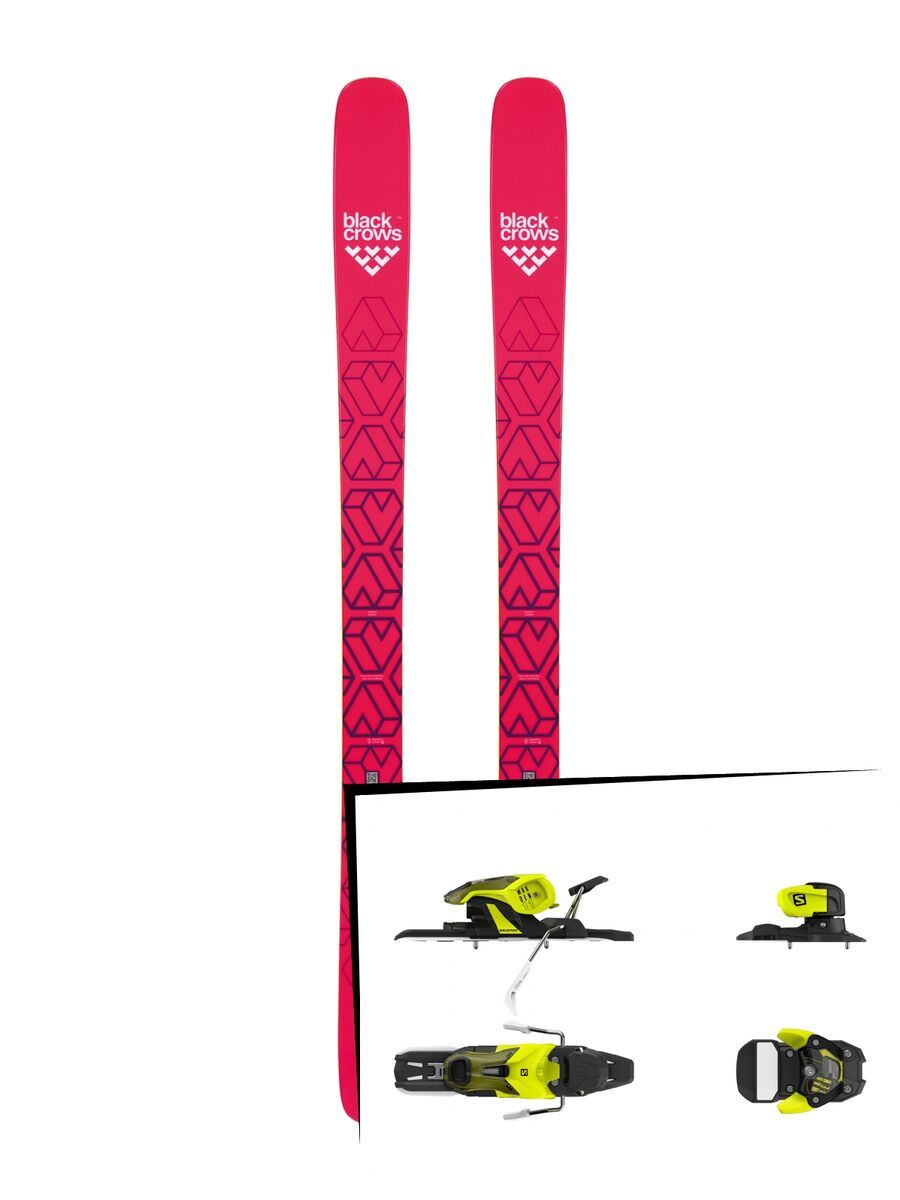 Set: Black Crows Camox Birdie 2019 + Salomon Warden 11 yellow/black - Bild 1