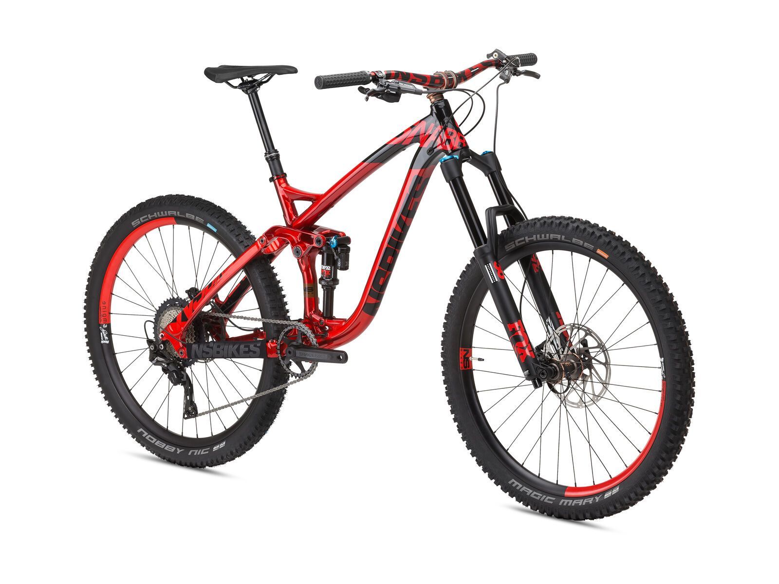 NS Bikes Snabb 160 1, trans red - Bild 3