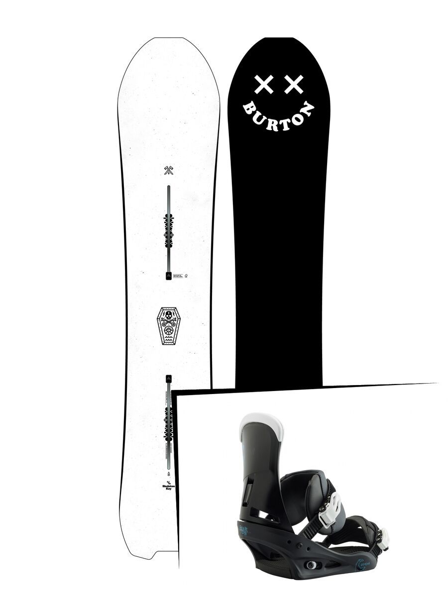 Set: Burton Skeleton Key 2019 + Burton Custom black/multi - Bild 1