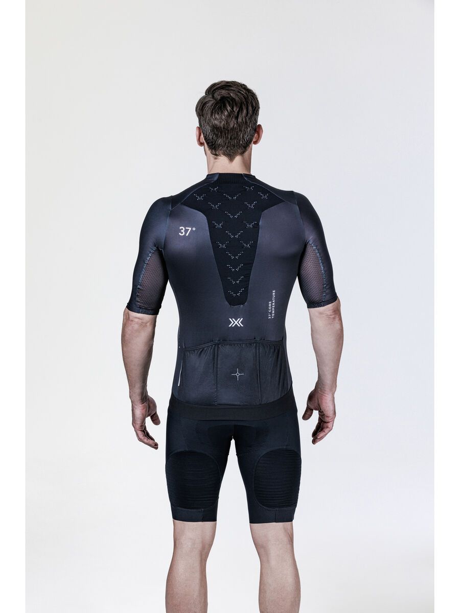 X-Bionic Corefusion Men's Cycling Short Sleeve Aero Jersey, opal black - Bild 6