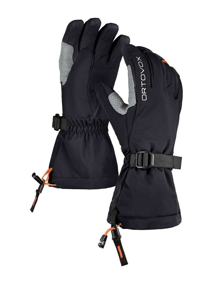 Ortovox Merino Mountain Gloves M, black raven - Bild 1