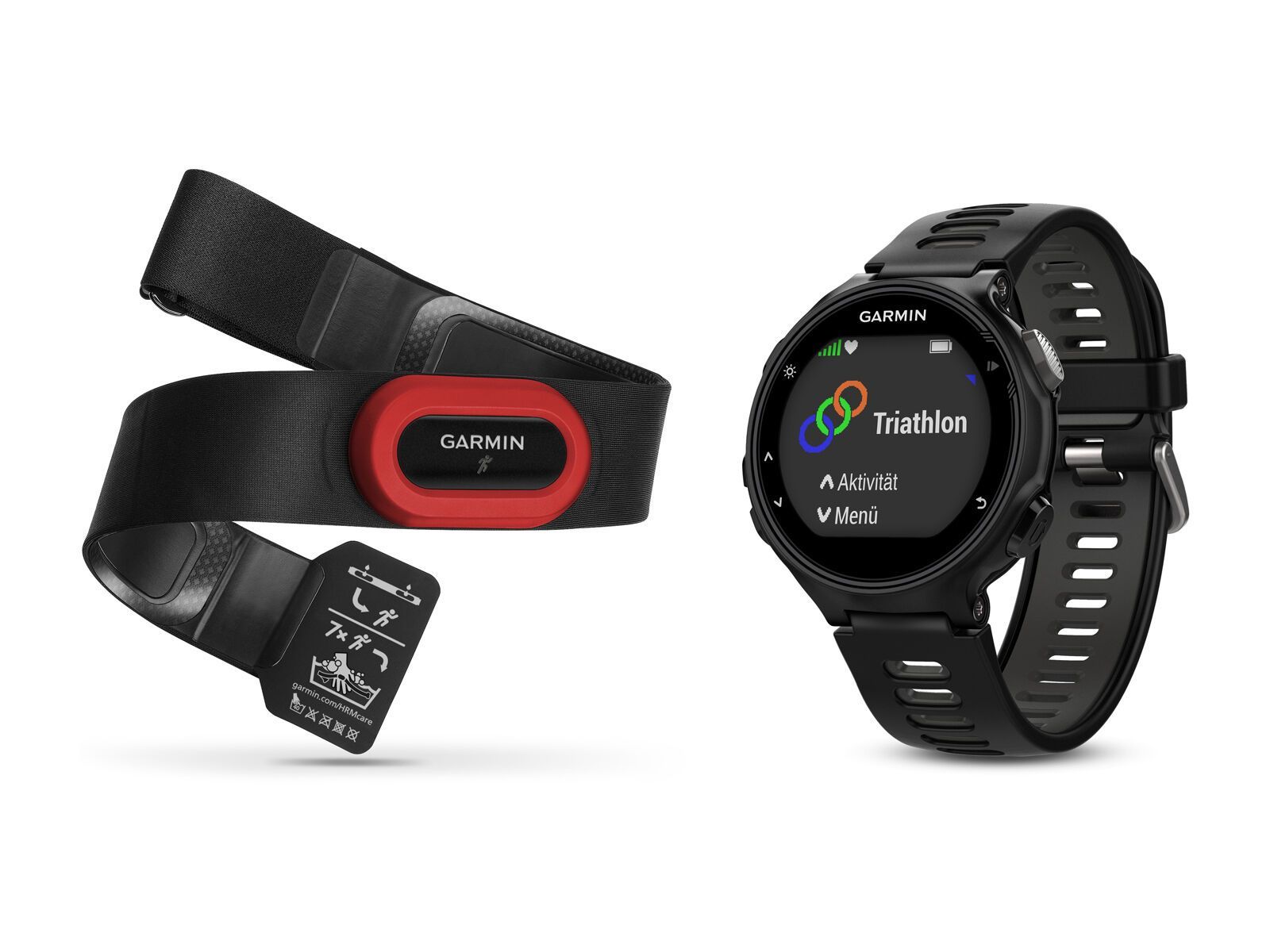 Garmin Forerunner 735XT Run-Bundle, schwarz/grau - Bild 1