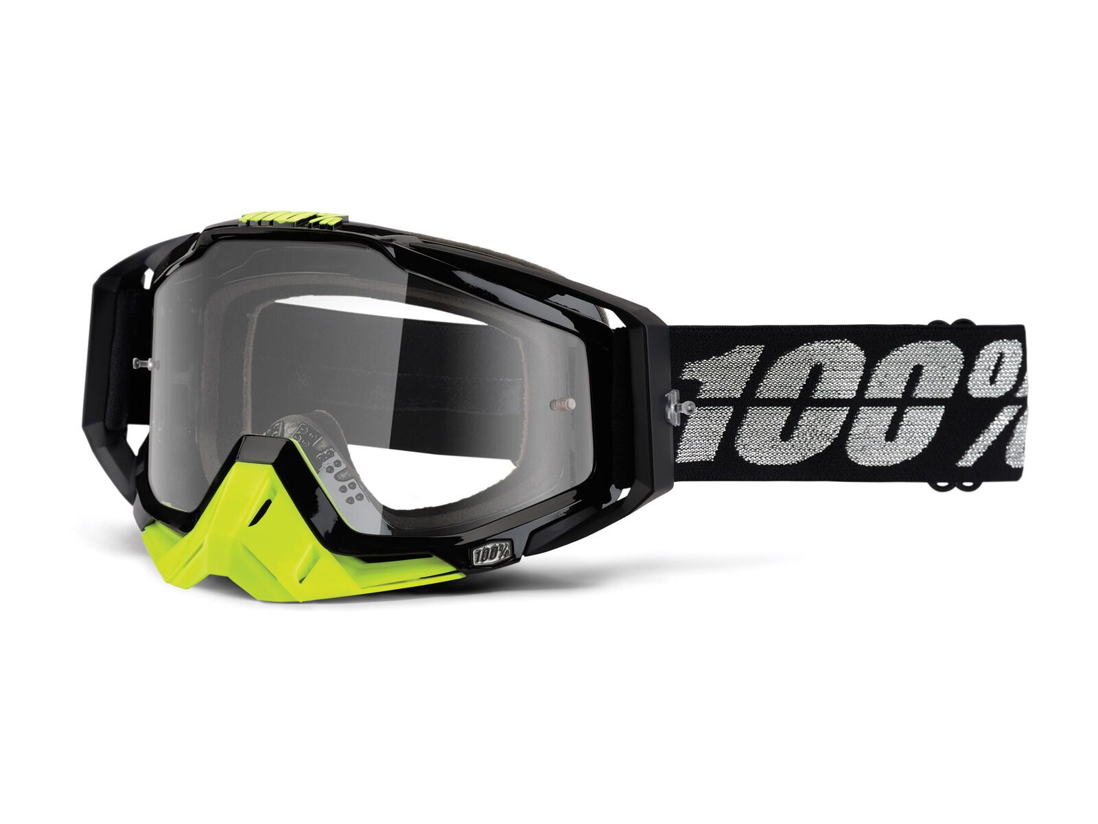 100% Racecraft inkl. Wechselscheibe, stealth/Lens: mirror silver - Bild 4