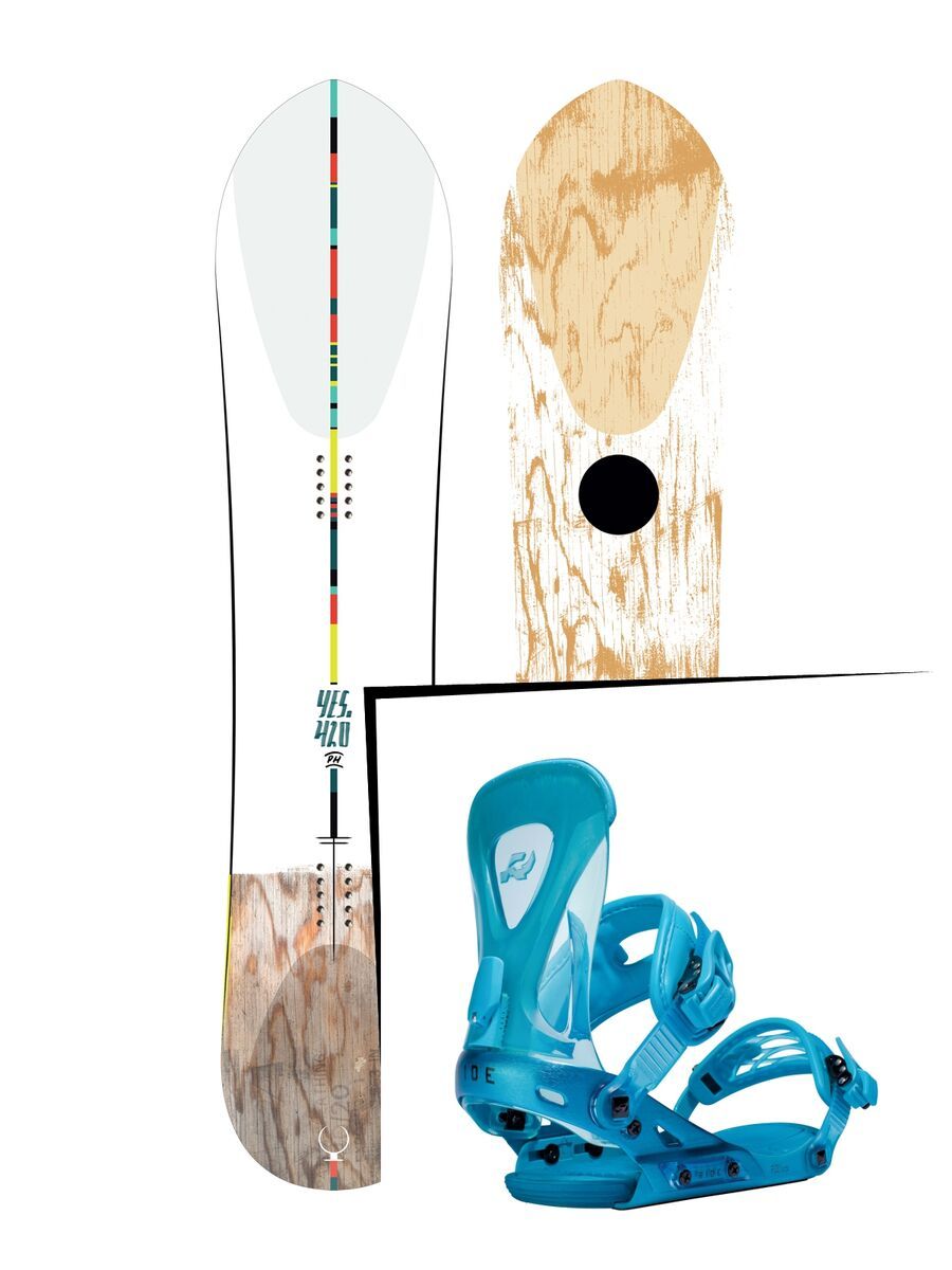 Set: Yes The 420 Powder Hull 2017 + Ride Revolt (1487170S) - Bild 1