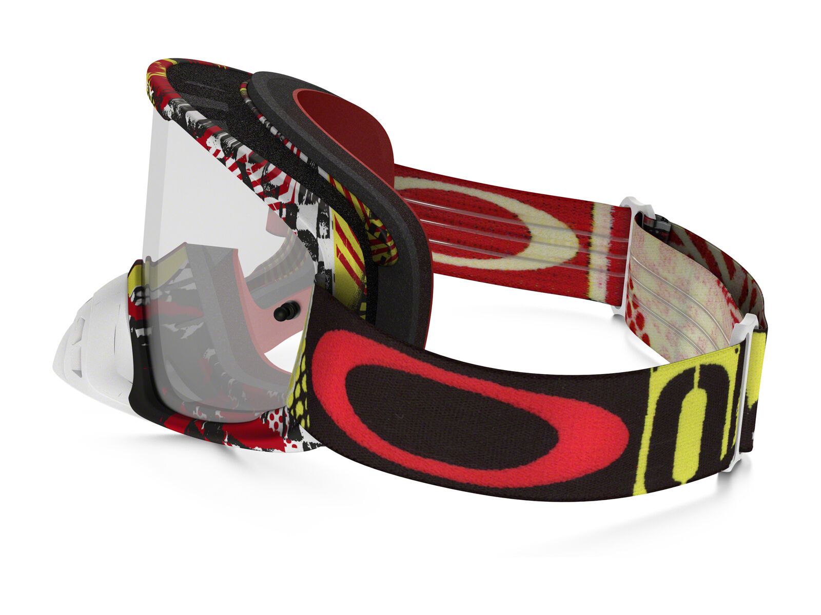Oakley O2 MX, mosh pit red/yellow/Lens: clear - Bild 4