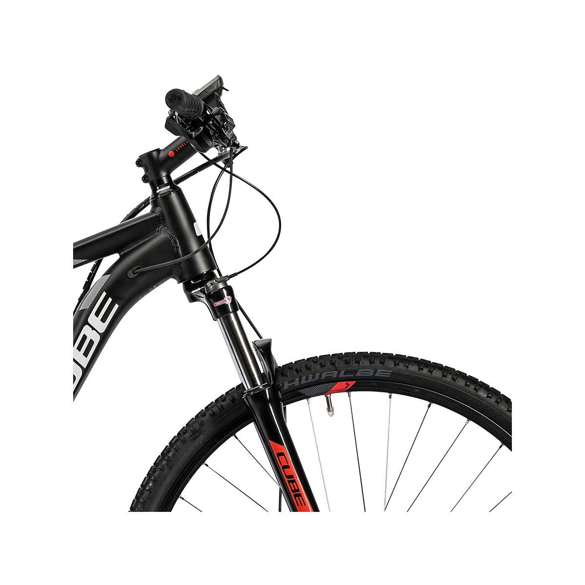 Cube Cross Hybrid Pro 400, black´n´red - Bild 5