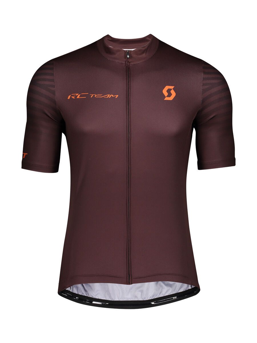 Scott RC Team 10 S/Sl Men's Shirt, maroon red/orange pumpkin - Bild 1