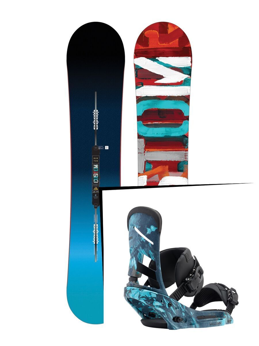 Set: Burton Custom Flying V 2017 +  Mission EST (1712897S) - Bild 1