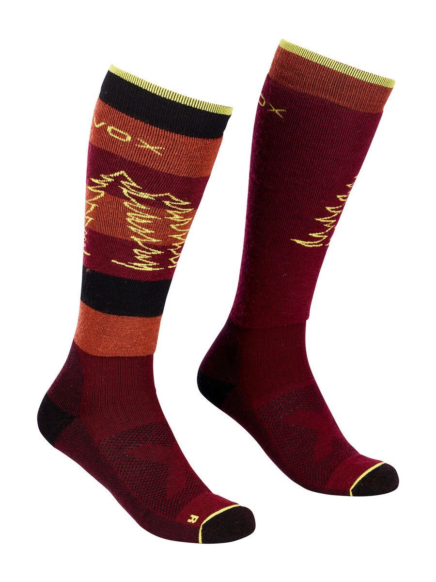 Ortovox Free Ride Long Socks W, dark wine - Bild 1