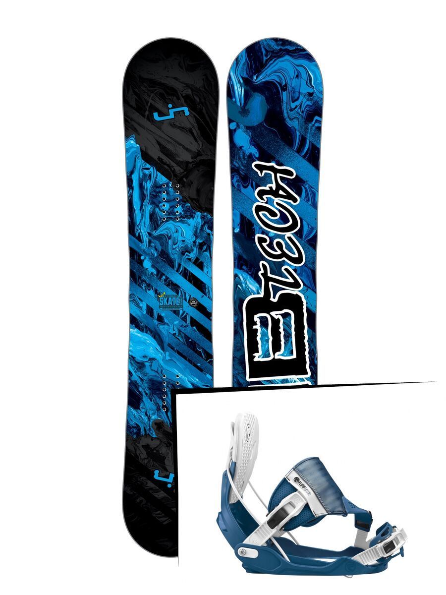 Set: Lib Tech Sk8 Banana 2017 + Flow Five Hybrid (1718393S) - Bild 1