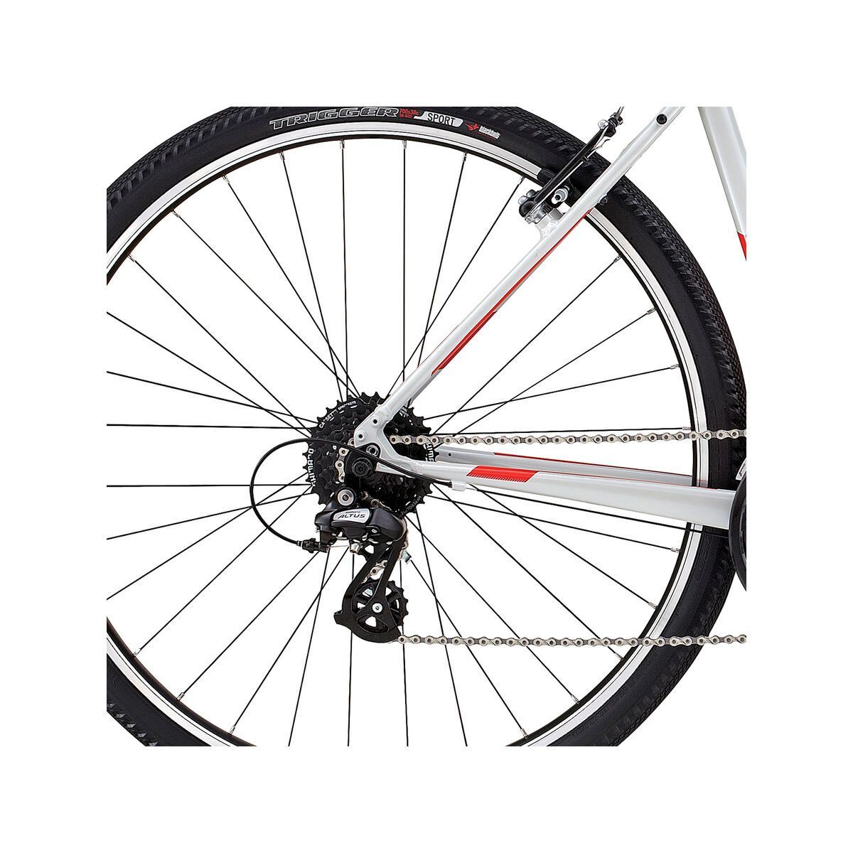 Specialized Crosstrail, dirty white/rocket red/cyan - Bild 4