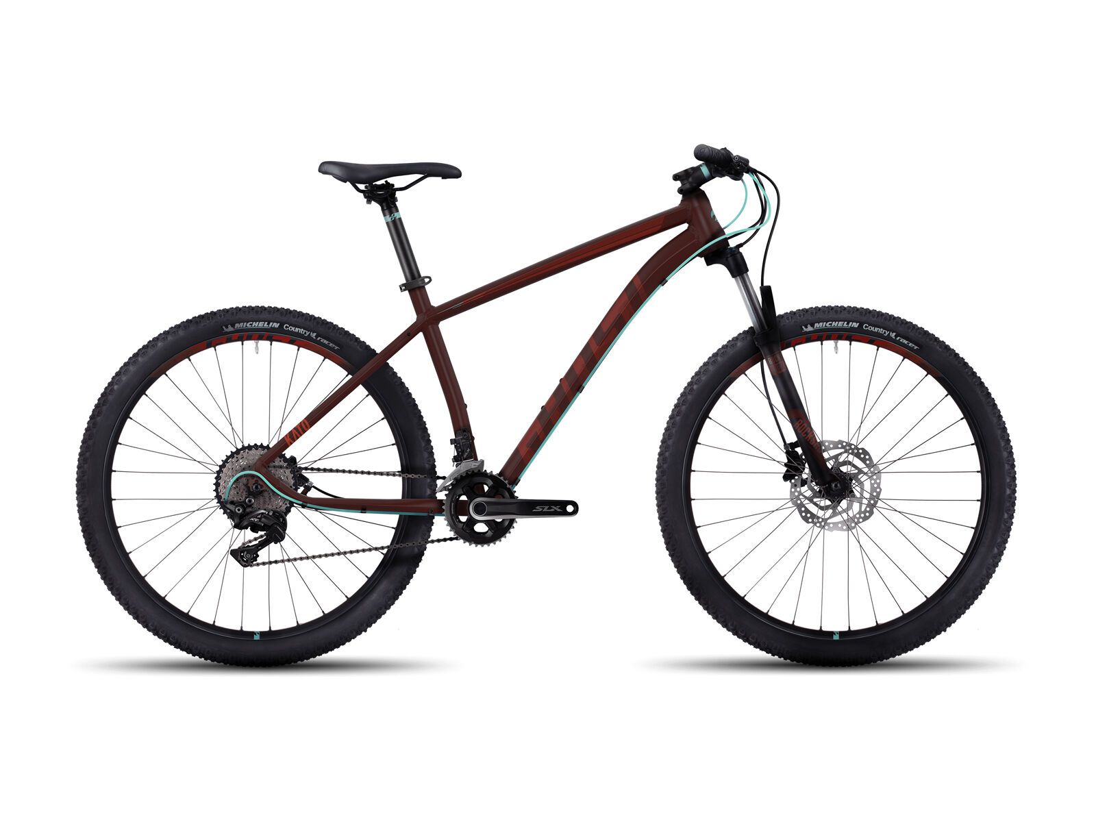 Ghost Kato 7 AL 27.5, marsala red/cranberry red/jade blue - Bild 1