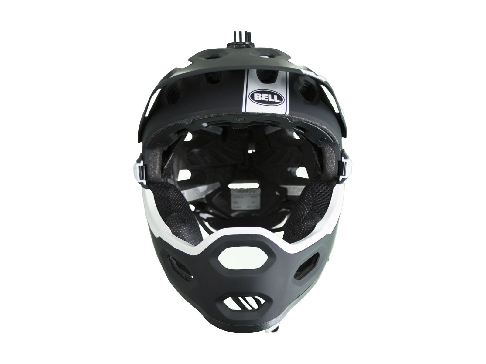 Bell Super 2R, matte black/white viper - Bild 2