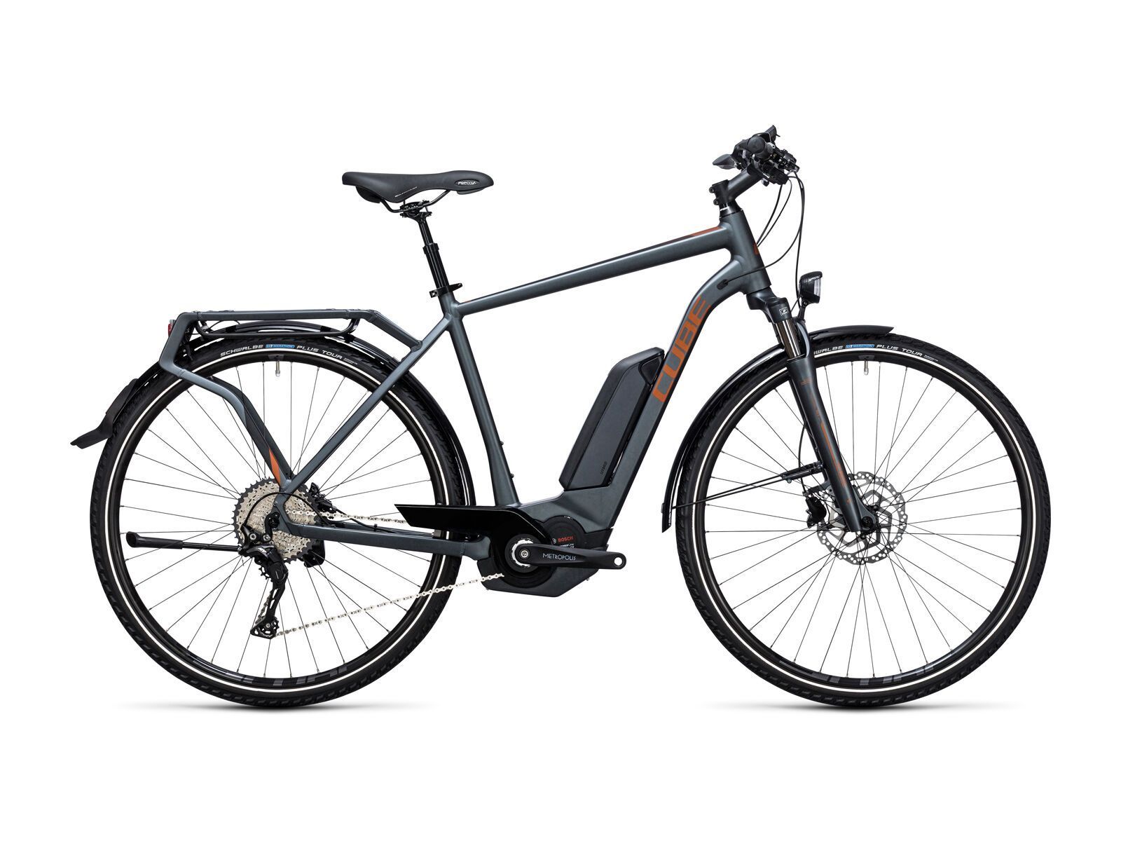 Cube Touring Hybrid EXC 400, grey´n´copper - Bild 1