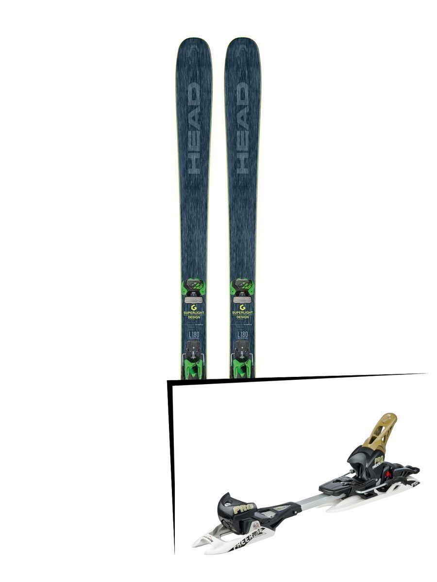 Set: Head Kore 93 2018 + Fritschi Diamir Freeride Pro schwarz/oliv - Bild 1