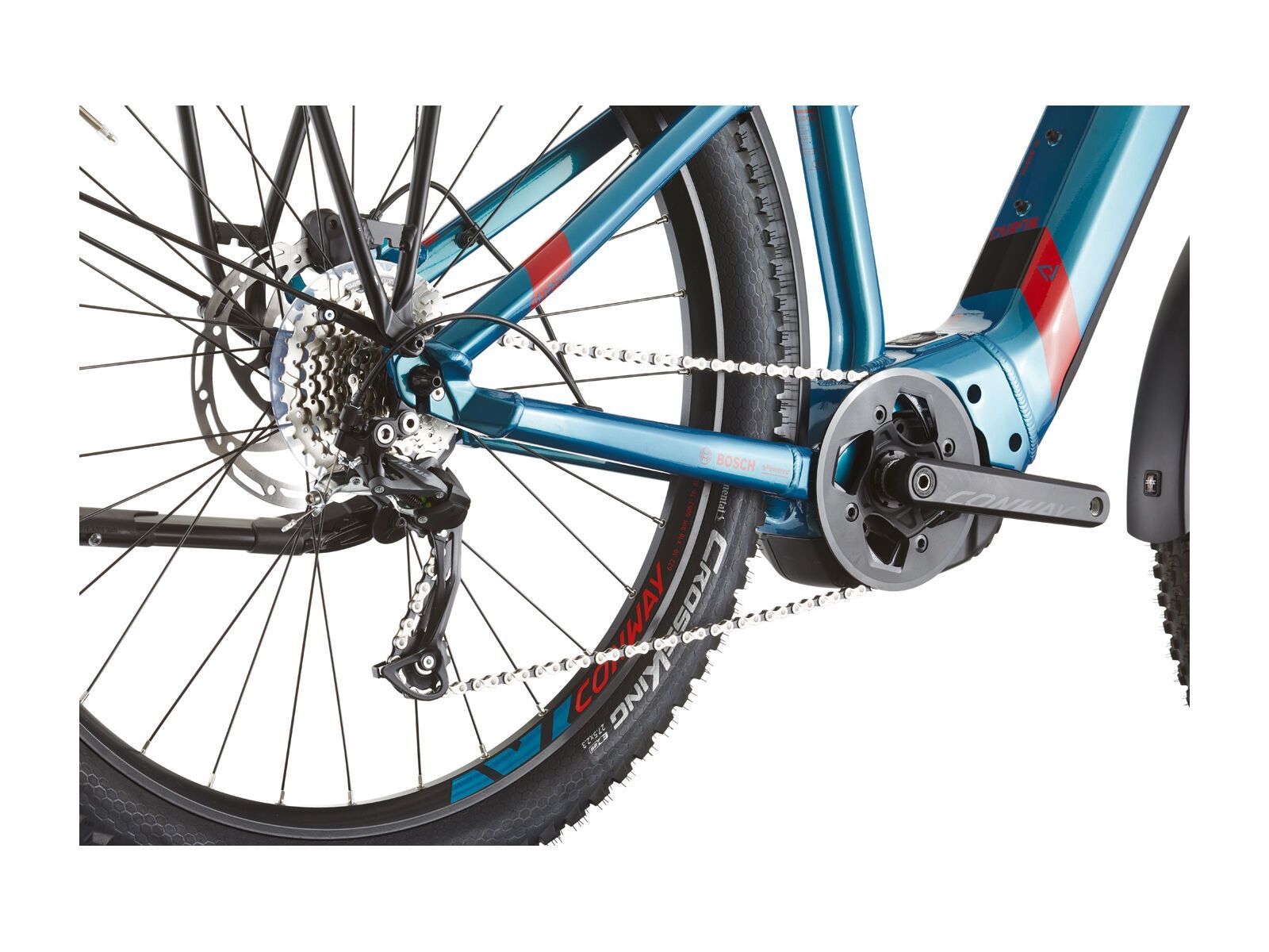 Conway Cairon C 2.0 500 2.0 500 27.5 Trapez, darkpetrol metallic/red - Bild 6