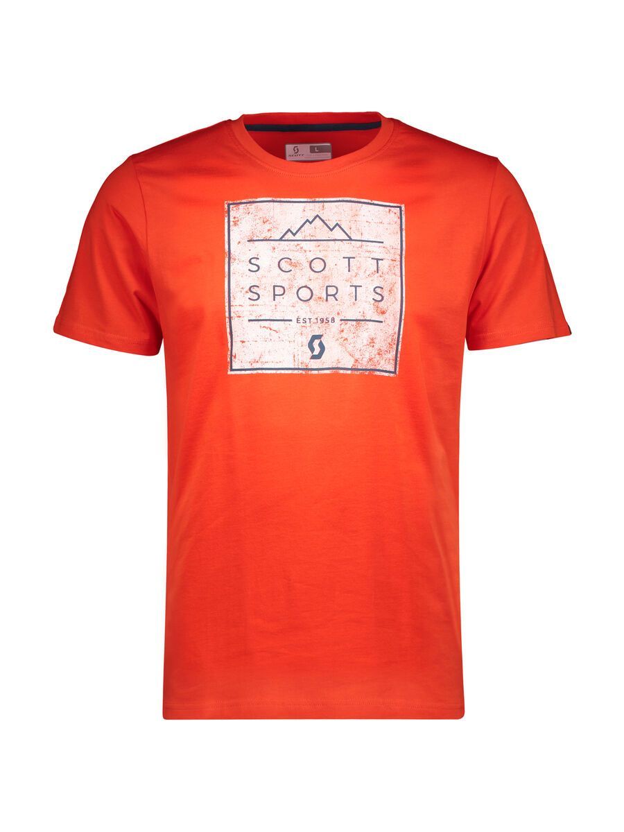 Scott 10 Casual S/SL Tee, tangerine orange - Bild 1