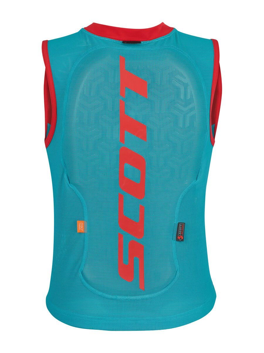 Scott Actifit Plus Vest Protector Junior, sky blue/hibiscus red - Bild 2