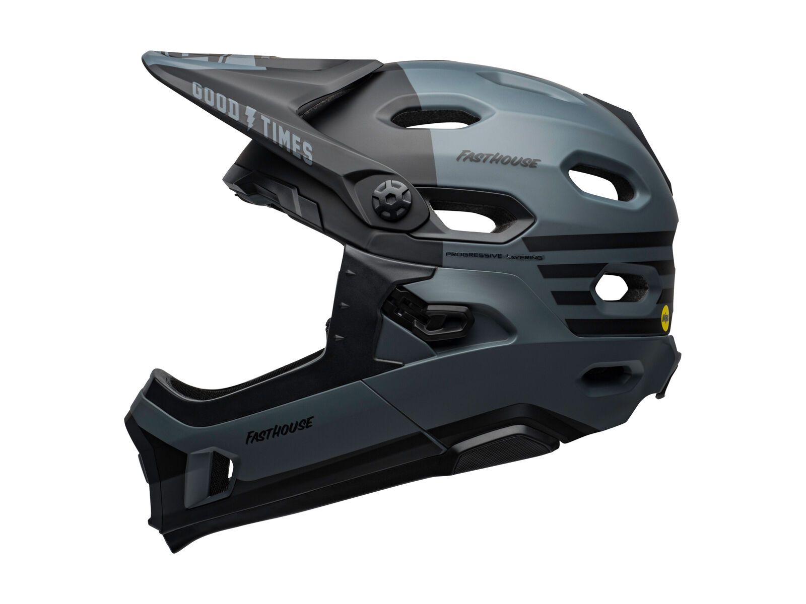 Bell Super DH MIPS Fasthouse, fasthouse matte gray/black - Bild 2